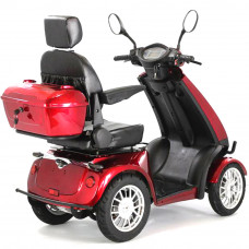 600W Mobility Scooter 330LBS Capacity  Electric Scooter Mobility Four-wheeled With Rear Lockbox For The Elderly And Adults,Red