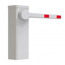 Hand Mount Parking Barrier Gate Automatic Operator Grey With 10ft Barrier Arm
