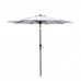 20pcs 7-1/2 ft Outdoor Marketing Patio Umbrella Crank and Tilt Silvergrey