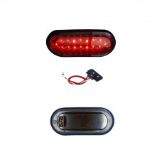 Led Trailer Stop Tail Light 6 Inch Oval SAE DOT Approved