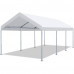 10′x20′ Party Tent Outdoor Carport Heavy Duty Garage Canopy Tent white