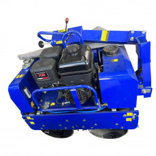 Mini Double Drum Vibratory Road Roller Compactor for Soil asphalt Compaction, 9.6kw