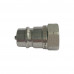 1/2" NPT ISO A Hydraulic Quick Coupling Carbon Steel Plug 4350PSI