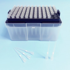 10ul long 96pcs per box DNA/RNA Free Racks With Filter Tips  for Pipette