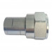 1"Hydraulic Quick Coupling Carbon Steel Socket Plug High Pressure Screw Connect 6525PSI NPT Poppet Valve