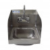 12" x 16" Wall Mounted Hand Sink with Gooseneck Faucet and Side Splash
