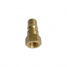 1/8" NPT ISO B Hydraulic Quick Coupling Brass Plug 3190PSI