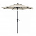 77pcs 6ft Outdoor Marketing Patio Umbrella Crank and Tilt Beige