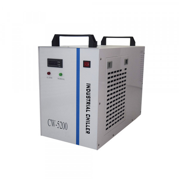 Industrial Water Chiller for CO2 Laser Engraver Machine,  CW-6000 Portable Industrial Air Cooled Chillers CO2 Laser  Chiller