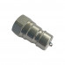 3/8" NPT Carbon Steel ISO A Hydraulic Quick Coupling Plug 4567PSI