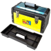 19 Inch Steel Portable Box With Tote Tray & Polypropylene Bottom