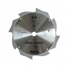 7-1/4'' PCD Saw Blade 4 Teeth 5/8'' Arbor Tipped TCG Fiber Cement