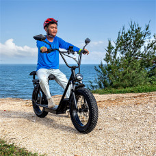 AIrplaying 20inch Big Wheel Electric Motorcycle with 20Ah Samsung Battery-Up to 34Mph & 62Miles Range