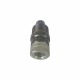 Connect Under Pressure Hydraulic Quick Coupling Flat Face Carbon Steel Plug 7250PSI 3/4" Body 1-5/16"UNF ISO 16028