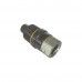 Connect Under Pressure Hydraulic Quick Coupling Flat Face Carbon Steel Plug 7250PSI 3/4" Body 1-5/16"UNF ISO 16028