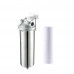 Stainless Steel Water Filter Standard 10" Cartirdge 1" npt With PP