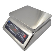 IP68 Standard Red LED Digital Compact Table Scale Water-proof Scale, 66lb/30kg x 0.011lb/5g