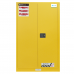 FM Approved 45gal Flammable Cabinet 65x 43x 19" Self-closing Door