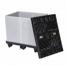 32 x 24 x 19" Collapsible Pallet Pack Container 2600 lbs Cap.