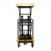 2200 lbs Hydraulic Double Scissor Lift Table Cart, 67" Lifting Height