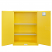 FM Approved 90gal Flammable Cabinet 65x 43x 34" Manual Door