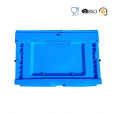 48 Liter Collapsible Crate with Lid 23.62" x 15.75" x 10.43"