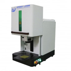 Raycus 20W Small Enclosed Cover Fiber Laser Marking Machine 4.3 x 4.3