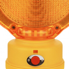 Traffic Cone and LED Barricade Light 7'' Head Dia. Amber