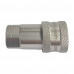 1/4" NPT ISO A Hydraulic Quick Coupling Stainless Steel AISI316 Plug Socket 3625PSI
