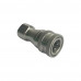 1/4" NPT Hydraulic Quick Coupling Carbon Steel ISO B Socket 5075PSI
