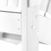 Polywood Adirondack Chair Poly Lumber Plastic Moonlight White