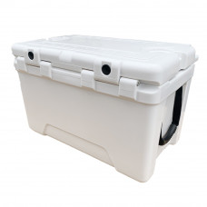 35 Qt Portable Rotomolded White Hard Cooler