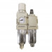 1/4" NPT 5 Micro Air Filter Regulator Oiler Separator Lubricator Combo