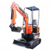 13.5 HP B&S Gas Engine Hydraulic Compact Backhoe Tracked Crawler,Mini Excavator With Three Attachments Micro Excavator Garden Machinery Mini Digger