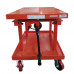 Bolton Tools 2200lb Capacity Post Lift Table 24" x 41 59/64" Table Size Hand Crank Operated Hydraulic Lift Table