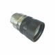 Connect Under Pressure Hydraulic Quick Coupling Flat Face Carbon Steel Socket 3915PSI 1-1/2" Body 7/8"UNF ISO 16028