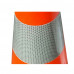 28" Economy Portable PVC Orange Traffic Cone With Black Base
