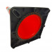 28" Economy Portable PVC Orange Traffic Cone With Black Base
