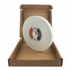 7" (D) x 3/4" (T), 1-1/4" Arbor, 60 Grit, I Hardness, White Aluminum Oxide, Surface Grinding Wheel, Type 1,38A, Made In Taiwan