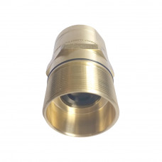 1-1/2" Hydraulic Quick Coupling Carbon Steel Brass Screw Connect Wing Nut 2500PSI NPTF Plug