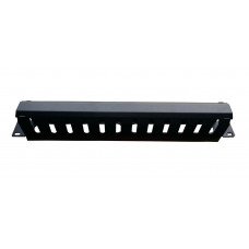 19inch 1U 12Slots Metal Horizontal Rack Mount Cable Manager