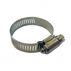 53/64" - 1-1/2" Stainless Steel Hose Clamp 100 Pcs