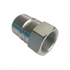 1-1/4" NPT ISO A Hydraulic Quick Coupling Carbon Steel Plug 3335PSI
