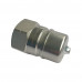 1-1/4" NPT ISO A Hydraulic Quick Coupling Carbon Steel Plug 3335PSI