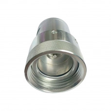 2"Hydraulic Quick Coupling Carbon Steel Socket High Pressure Screw Connect 5075PSI NPT Poppet Valve