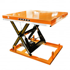 Powered Stationary Scissor Lift Table 48 X 48" Table Size, 2200 lbs Capacity, Height Max 40", Electric Hydraulic Scissor Lift Table, 110V/60Hz