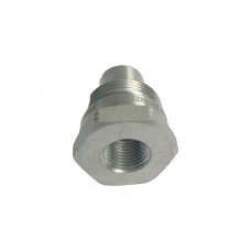 Hydraulic Quick Coupling Carbon Steel 3/8" Plug High Pressure Screw Connect 10000PSI NPTF Poppet Valve