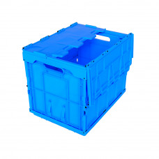 30 Liter Collapsible Crate with Lid 15.75