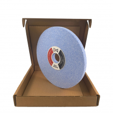8" (D) x 1/2"(T), 1-1/4" Arbor, 46 Grit, H Hardness, Ceramic Aluminum Oxide, Surface Grinding Wheel, Type 1, Made In Taiwan