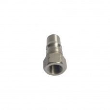 1/8" NPT ISO B Hydraulic Quick Coupling Stainless Steel AISI316 Socket Plug 5075PSI